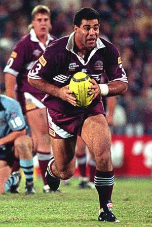 Signed Wally Lewis Brisbane Broncos Queensland NRL Immortal Photo 6x4